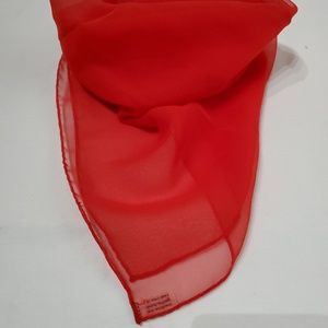 Beautiful Red Vera Neumann  Scarf (Usna)